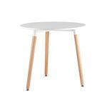 Стол круглый EAMES DST NEW D80 белый | Интернет магазин мебели и декора LifeDekor