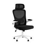 Кресло офисное TopChairs Airone белый с черной сеткой | Интернет магазин мебели и декора LifeDekor