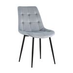 Стул Флекс New велюр пыльно-голубой | Интернет магазин мебели и декора LifeDekor