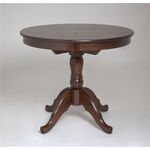Стол Круглый (Шоколад имп.) /массив березы, Шпон) | Интернет магазин мебели и декора LifeDekor