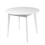 Стол Рэй-d900 нераскладной (белая эмаль / белая эмаль) Круглый | Интернет магазин мебели и декора LifeDekor