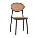 Стул Junie пластиковый чёрный | Интернет магазин мебели и декора LifeDekor