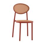 Стул Junie пластиковый красный | Интернет магазин мебели и декора LifeDekor