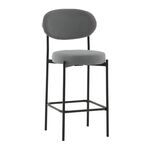 Стул Полубарный Бриф DD велюр серый | Интернет магазин мебели и декора LifeDekor