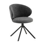 Стул Труфальд велюр темно-серый | Интернет магазин мебели и декора LifeDekor