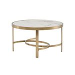 Журнальный столик Адриана 80*80 см светлая керамика | Интернет магазин мебели и декора LifeDekor