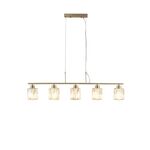 Люстра подвесная Moderli V11683-5P Prismique | Интернет магазин мебели и декора LifeDekor