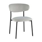 Стул обеденный Ayla светло-серый | Интернет магазин мебели и декора LifeDekor