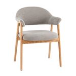 Стул обеденный Tavu с деревянными ножками серый | Интернет магазин мебели и декора LifeDekor