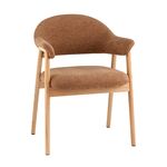 Стул обеденный Tavu с деревянными ножками терракотовый | Интернет магазин мебели и декора LifeDekor