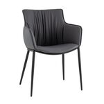 Стул Твигги экокожа темно-серый | Интернет магазин мебели и декора LifeDekor