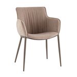 Стул Твигги шенилл бежевый каркас бежево-серый | Интернет магазин мебели и декора LifeDekor