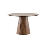 Стол круглый Стивенсон D120 столешница HPL дуб вотан | Интернет магазин мебели и декора LifeDekor