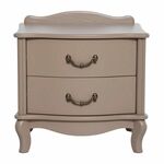 Тумбочка прикроватная "Джульетта" 2 ящ. (Мокко) Вис | Интернет магазин мебели и декора LifeDekor