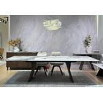 Стол BRIAN 200 MATTE PANDORA керамика на стекле/ Орех, ®DISAUR | Интернет магазин мебели и декора LifeDekor