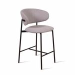 Стул полубарный Adele, рогожка wellton 912, серый | Интернет магазин мебели и декора LifeDekor