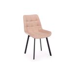 Стул на металлокаркасе Челси П бежевый (zd 210) / черный np | Интернет магазин мебели и декора LifeDekor