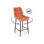 Барный стул Челси 360 терракотовый (zd 432) / черный np | Интернет магазин мебели и декора LifeDekor