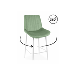 Барный стул Седа 360 фисташковый (zd 651) / белый np | Интернет магазин мебели и декора LifeDekor