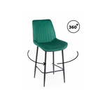 Барный стул Седа 360 зеленый (zd 667) / черный np | Интернет магазин мебели и декора LifeDekor