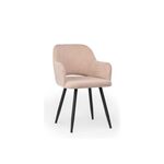 Стул на металлокаркасе Эолин латте (glory 10) / черный | Интернет магазин мебели и декора LifeDekor