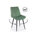 Стул на металлокаркасе Седа 360 фисташковый (zd 651) / черный np | Интернет магазин мебели и декора LifeDekor