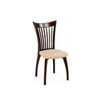 Стул деревянный Лидиос велюр тедди 008 / орех темный | Интернет магазин мебели и декора LifeDekor