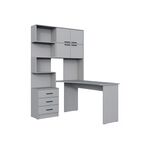 Компьютерный стол Эльброни правый шиншилла серая | Интернет магазин мебели и декора LifeDekor