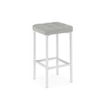 Барный стул Лофт мадера 20 / белый матовый | Интернет магазин мебели и декора LifeDekor