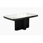 Стол DikLine SKO180 Керамика Пандора Серый глянец YB8020122BG/подстолье черное/опоры черные (2 уп.) | Интернет магазин мебели и декора LifeDekor