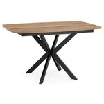 Стол деревянный Палу 130(170)х80 дуб веллингтон / черный | Интернет магазин мебели и декора LifeDekor