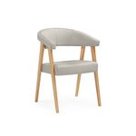 Стул деревянный Невада 2 натуральное дерево / ткань 135 | Интернет магазин мебели и декора LifeDekor