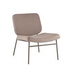 Кресло Эбигейл велюр бежевый, каркас бежево-серый | Интернет магазин мебели и декора LifeDekor