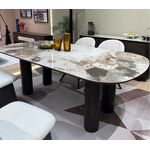 Стол PINO 210 цвет CA035, керамика / Темный орех, ®DISAUR | Интернет магазин мебели и декора LifeDekor