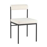 Стул обеденный Балла букле молочный | Интернет магазин мебели и декора LifeDekor