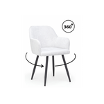 Стул на металлокаркасе Инфини 360 светло-серый (ocean 021) / черный | Интернет магазин мебели и декора LifeDekor