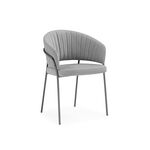 Стул на металлокаркасе Лео серый brendy monsoon 22 / серый | Интернет магазин мебели и декора LifeDekor