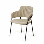 Стул Breeze, бархат бежевый 5 | Интернет магазин мебели и декора LifeDekor