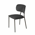 Стул Frost, бархат антрацит 14 | Интернет магазин мебели и декора LifeDekor