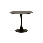 "Тюльпан" стол из HPL круглый Ø70см, цвет "серый гранит" | Интернет магазин мебели и декора LifeDekor