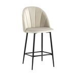 Стул полубарный Логан SN велюр бежевый | Интернет магазин мебели и декора LifeDekor