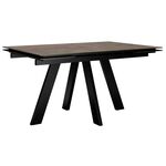 Стол DikLine DM140M Хромикс бронза/опоры черные | Интернет магазин мебели и декора LifeDekor