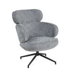 Кресло KING серый, шенилл | Интернет магазин мебели и декора LifeDekor