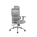 Кресло офисное TopChairs Structo серая сетка | Интернет магазин мебели и декора LifeDekor