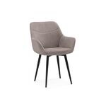 Стул на металлокаркасе Флюид латте (zd (290) / черный | Интернет магазин мебели и декора LifeDekor