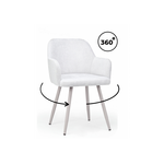 Стул на металлокаркасе Инфини 360 светло-серый (ocean 021) / серый | Интернет магазин мебели и декора LifeDekor