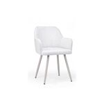 Стул на металлокаркасе Инфини светло-серый (ocean 021) / серый | Интернет магазин мебели и декора LifeDekor