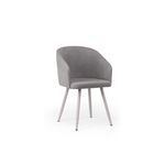 Стул на металлокаркасе Монер темно-серый (glory 20) / серый | Интернет магазин мебели и декора LifeDekor