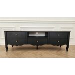 ТВ-тумба "Версаль" Асти (черный матовый) Вис | Интернет магазин мебели и декора LifeDekor