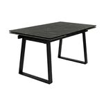 Стол DikLine DZ160 Камень Пьетра Гриджиа чёрный/черные (2 уп.) | Интернет магазин мебели и декора LifeDekor